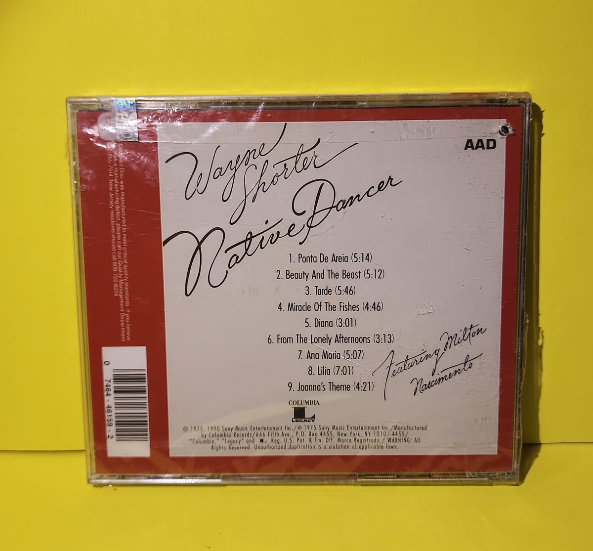 Wayne Shorter Featuring Milton Nascimento - Native Dancer - 1990 - CK 46159 New - Sealed - CDs