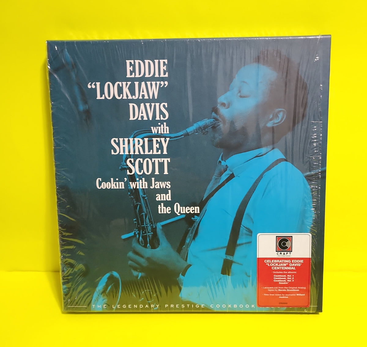 Eddie "Lockjaw" Davis with Shirley Scott - Cookin' With Jaws And The Queen: The Legendary Prestige Cookbook Albums - 2023 - CR00540 New - Sealed - Vinyl