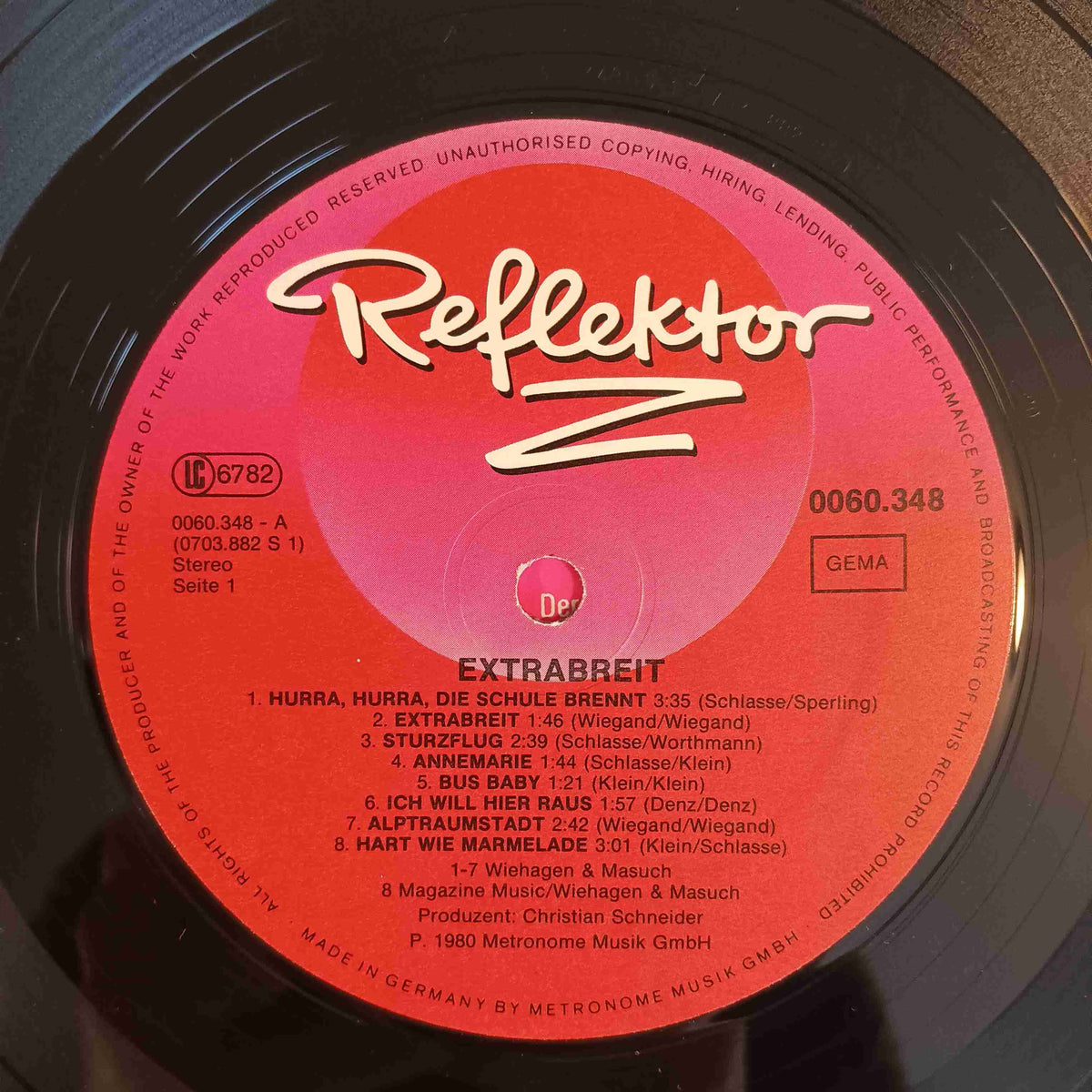 Extrabreit - Welch Ein Land Was Fur Manner AUTOGRAPHED - 1981 - 0060.431 Used - VG+ - Vinyl