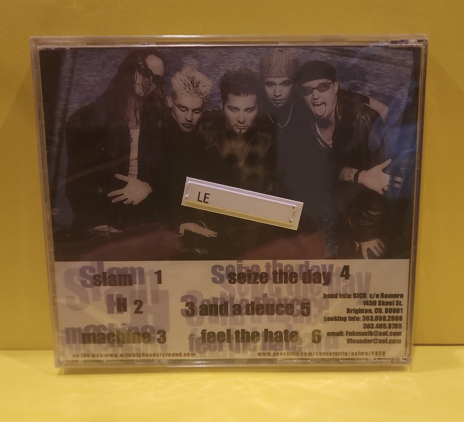 Sick - SLAM - New - Sealed - CDs