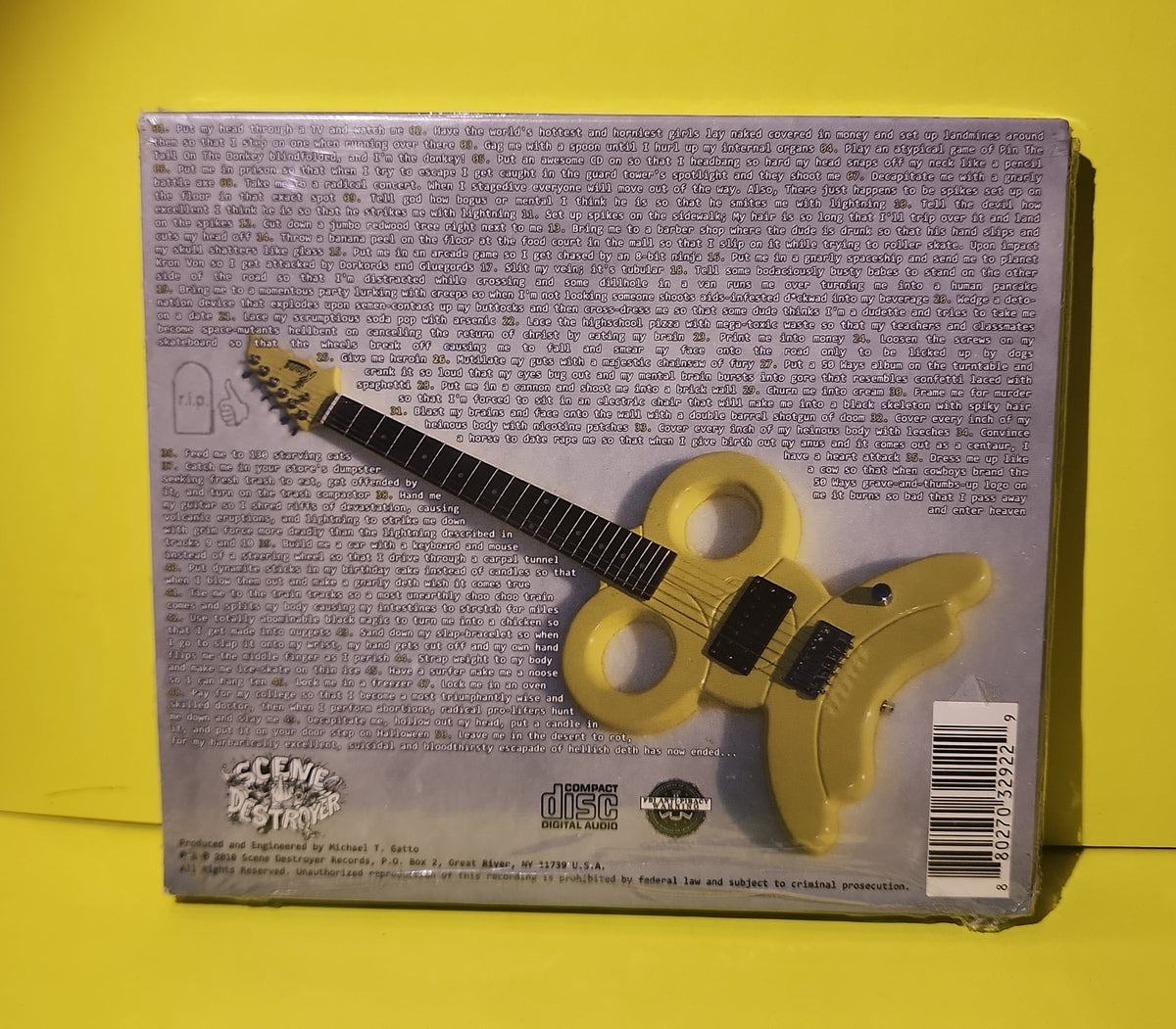 50 Ways To Kill Me - Gnarly Deth Wish - 2010 - SDR02 New - Sealed - CDs