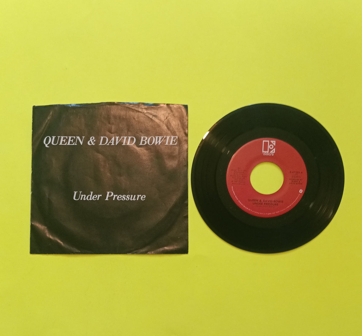 Queen & David Bowie - Under Pressure / Soul Brother 7" - 1981 - E-47235 Used - EX - Vinyl