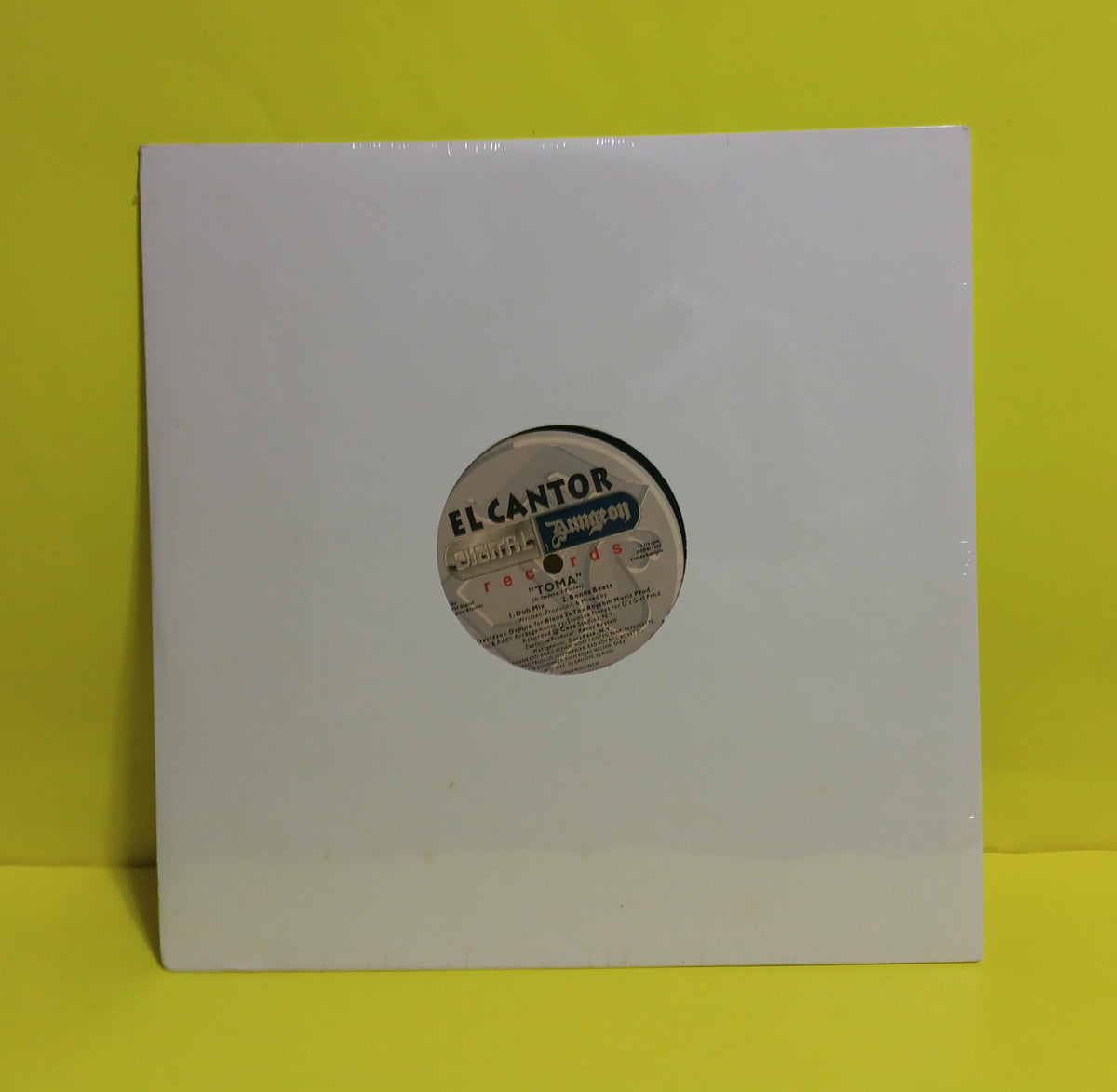 El Cantor / David Ospina - Toma 12" Single - 1995 - UGDD 1208 New - Sealed - Vinyl