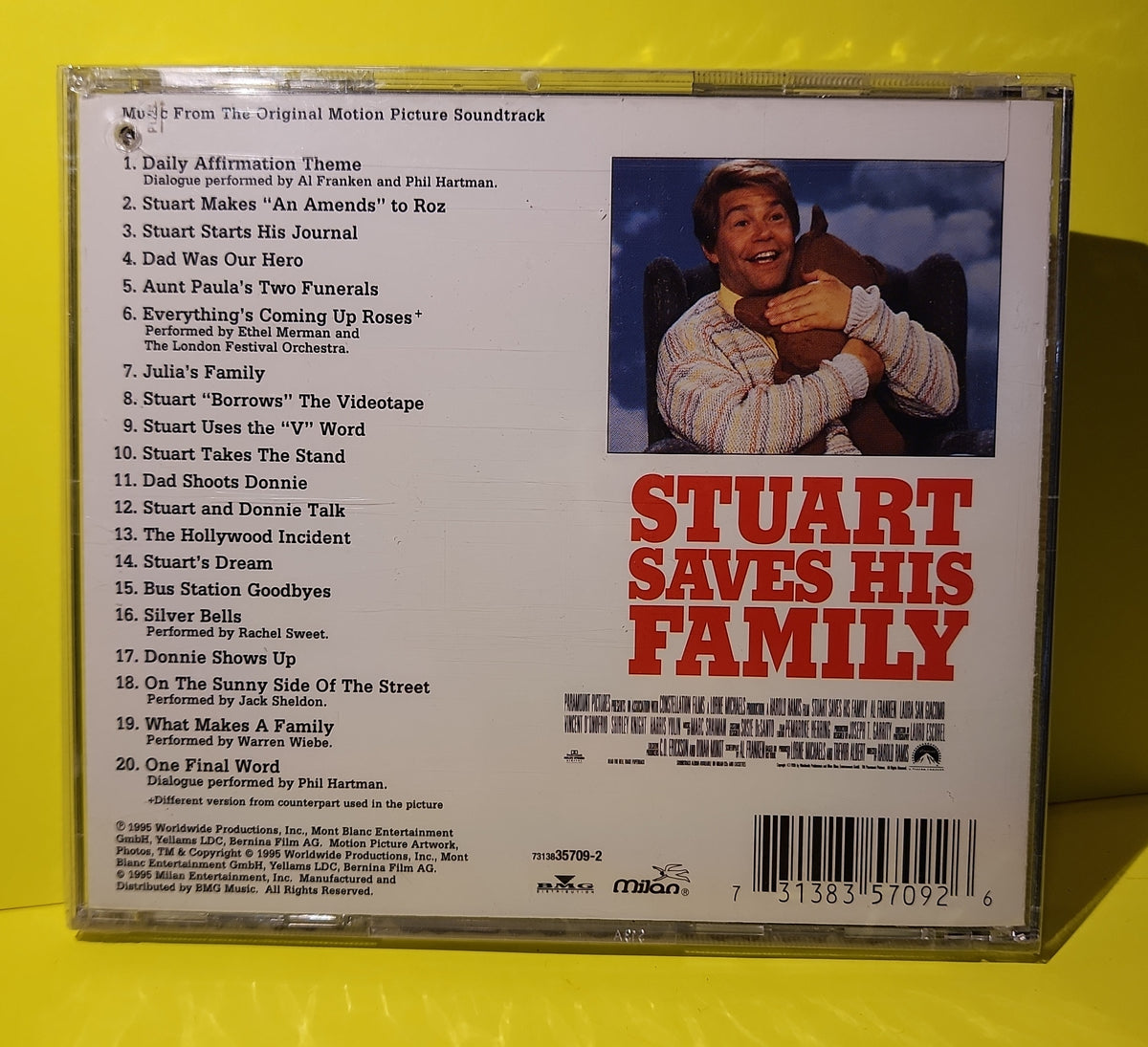 Marc Shaiman - Stuart Saves His Family (Music From The Original Motion Picture Soundtrack) - 1995 - 7313835709-2 New - EX - CDs