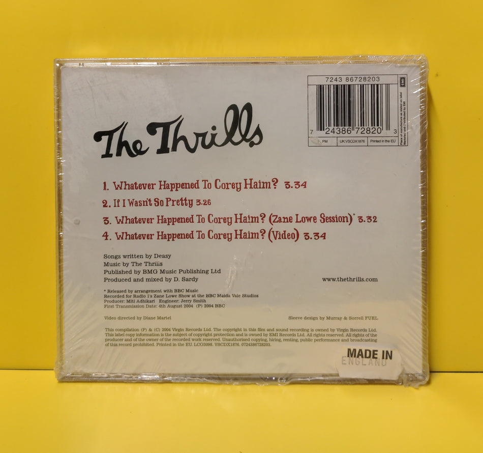 The Thrills - Whatever Happened To Corey Haim? - 2004 - VSCDX1876 New - Sealed - CDs