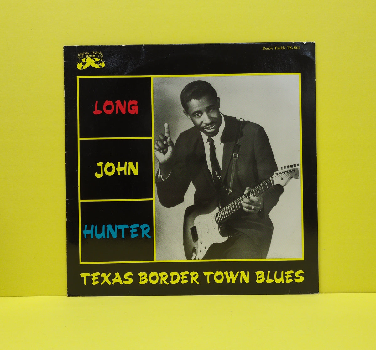 Long John Hunter - Texas Border Town Blues - 1986 - TX-3011 Used - VG++ - Vinyl