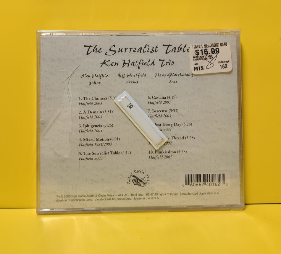 Ken Hatfield Trio - The Surrealist Table - 2003 - ACM-0162 New - Sealed - CDs