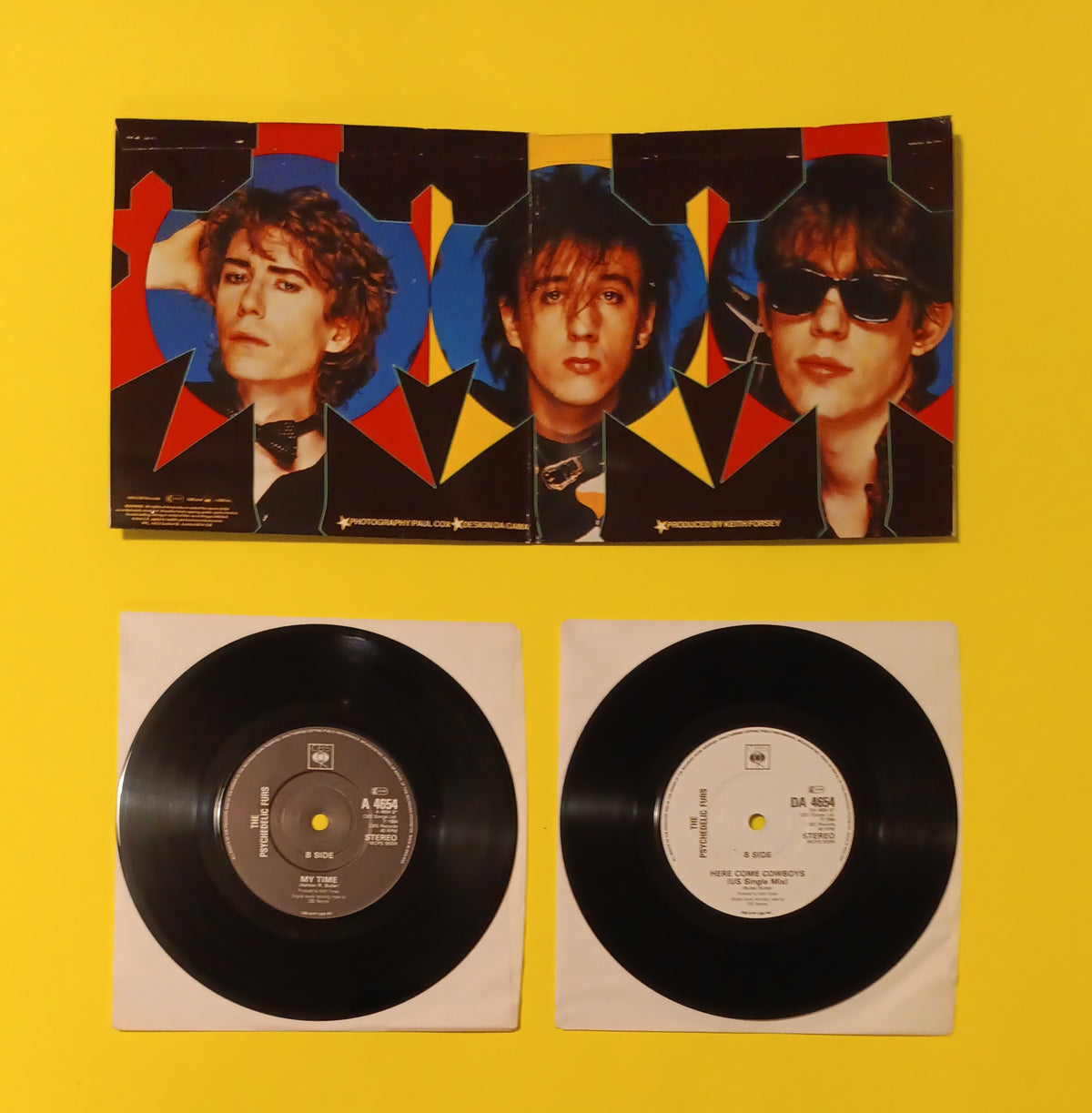 The Psychedelic Furs - Heartbeat (Mendlesohn Mix) (UK 2x 7") - 1984 - DA 4654 Used - EX - Vinyl