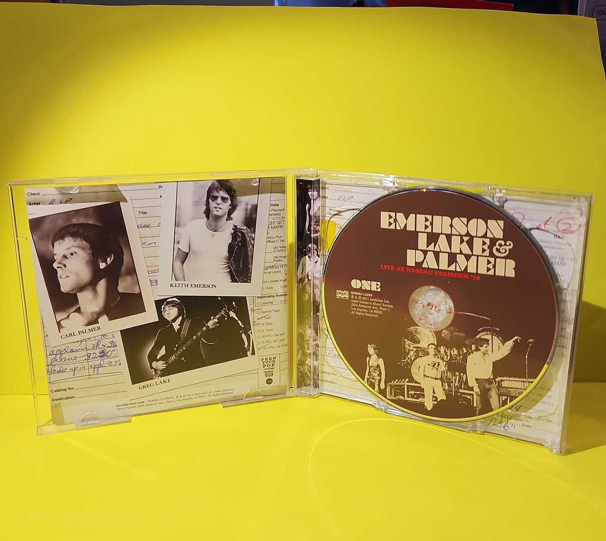 Emerson, Lake & Palmer - Live At Nassau Coliseum '78 - 2011 - 826663-12398 Used - VG+ - CDs