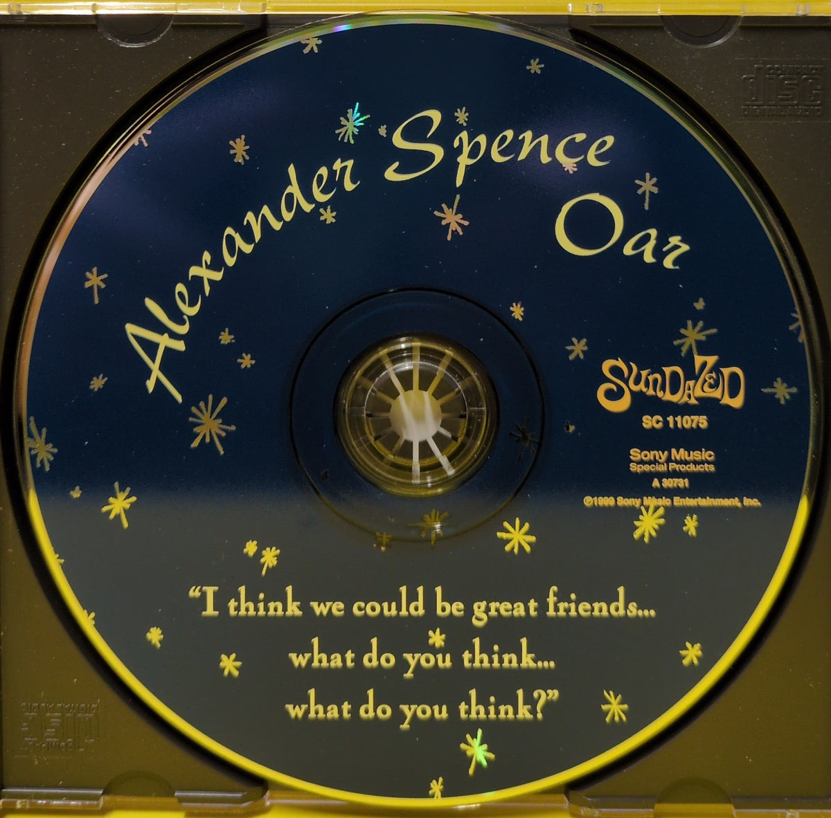 Alexander Spence - Oar - 1999 - SC 11075 Used - NM - CDs - Reissue - Remastered