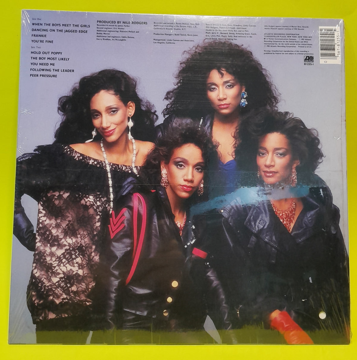 Sister Sledge - When The Boys Meet The Girls - 1985 - 81255-1 New - Sealed - Vinyl