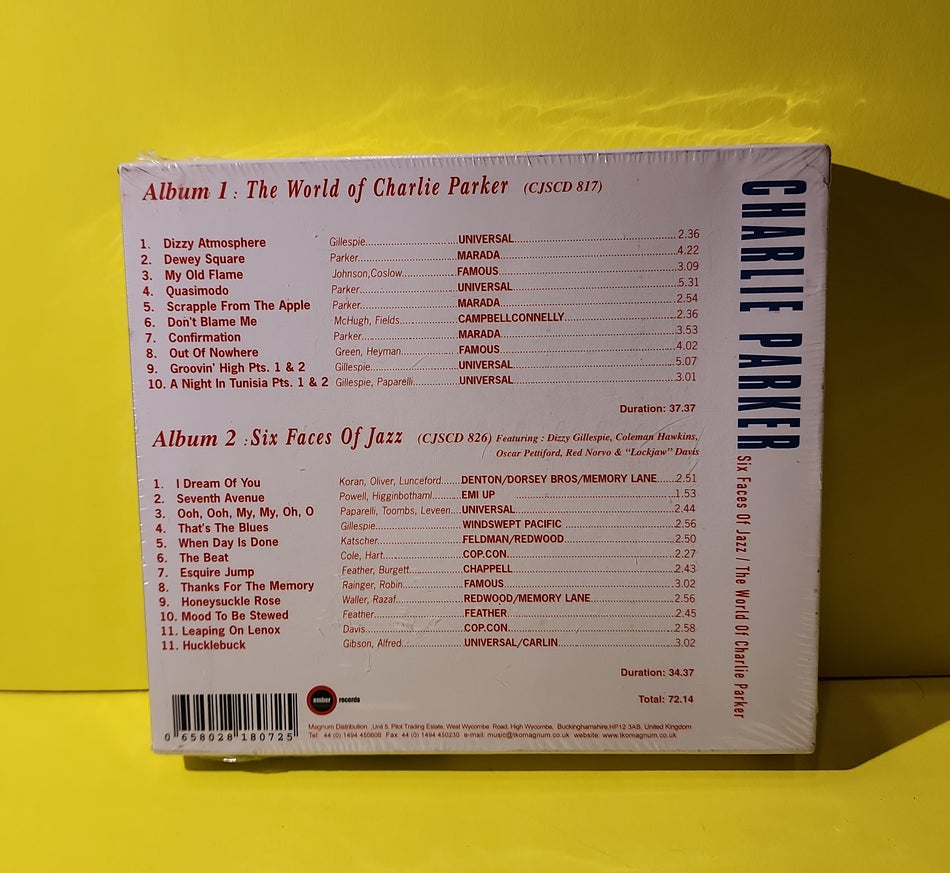 Charlie Parker - Six Faces of Jazz / The World of Charlie Parker - New - Sealed - CDs