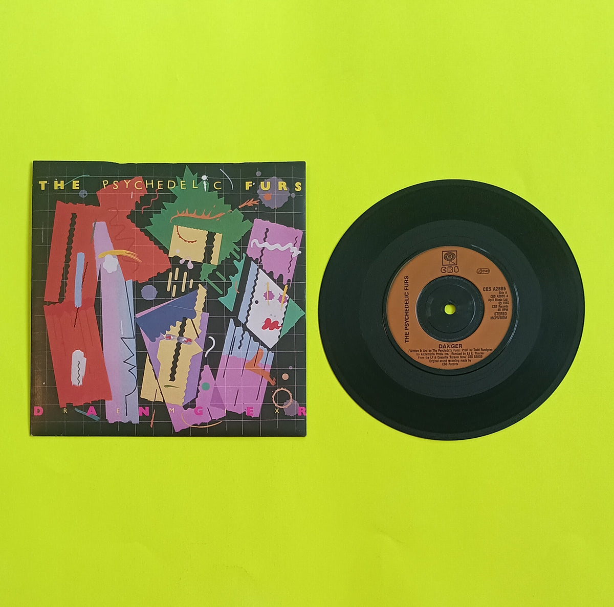 The Psychedelic Furs - Danger (Remix) (UK 7") - 1982 - CBS A 2865 Used - EX - Vinyl
