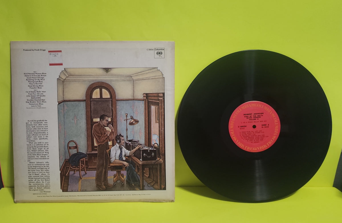 Robert Johnson - King Of The Delta Blues Singers ( Vol. ll ) Promo with Inserts - 1970 - C 30034 Used - VG++ - Vinyl