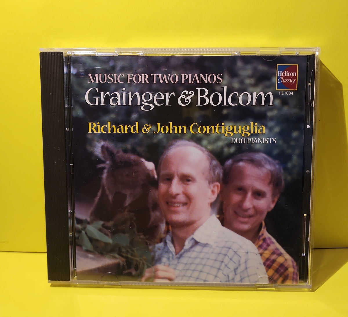 Richard & John Contiguglia - Grainger & Bolcom / Music For Two Pianos - 1996 - HE 1004 Used - EX - CDs