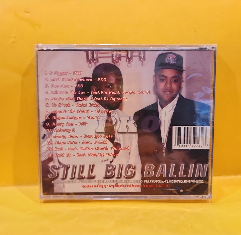 PKO - Still Big Ballin' Greatest Hits  - 2000 - BBR 004 New - Sealed - CDs