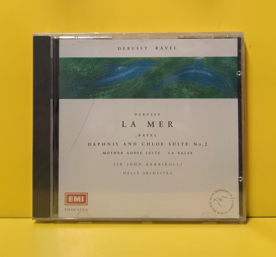 Debussy, Ravel, Sir John Barbirolli, Halle Orchestra  - La Mer / Daphnis & Chloe Etc - 1990 - CDM 7 63763 2 New - Sealed - CDs