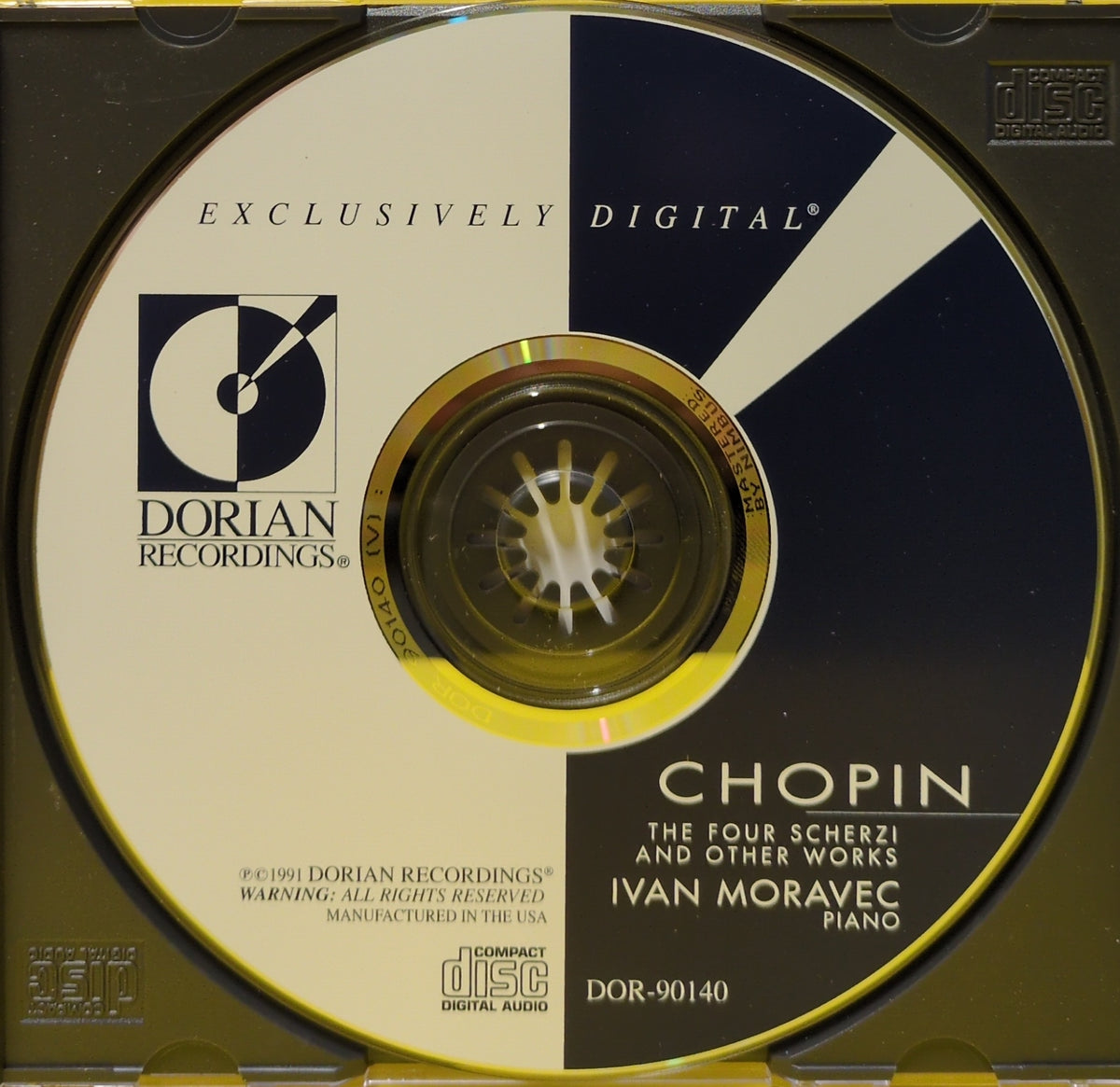 Ivan Moravec, Chopin - The Four Scherzi And Other Works - 1991 - DOR-90140 Used - NM - CDs