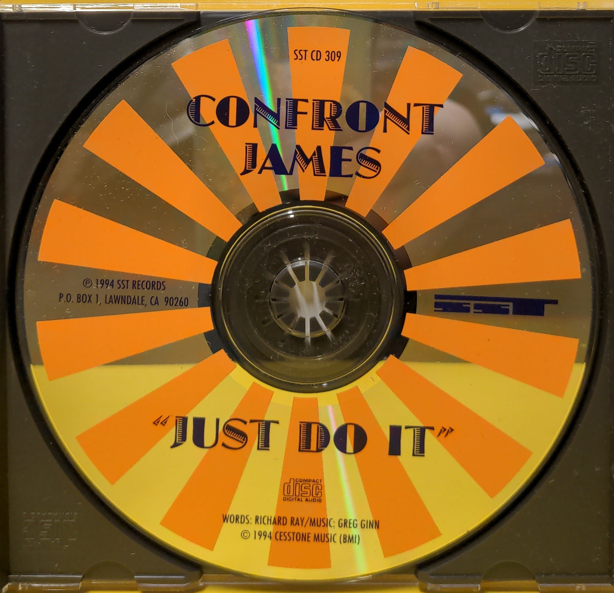 Confront James - Just Do It. - 1994 - SST CD 309 New - EX - CDs