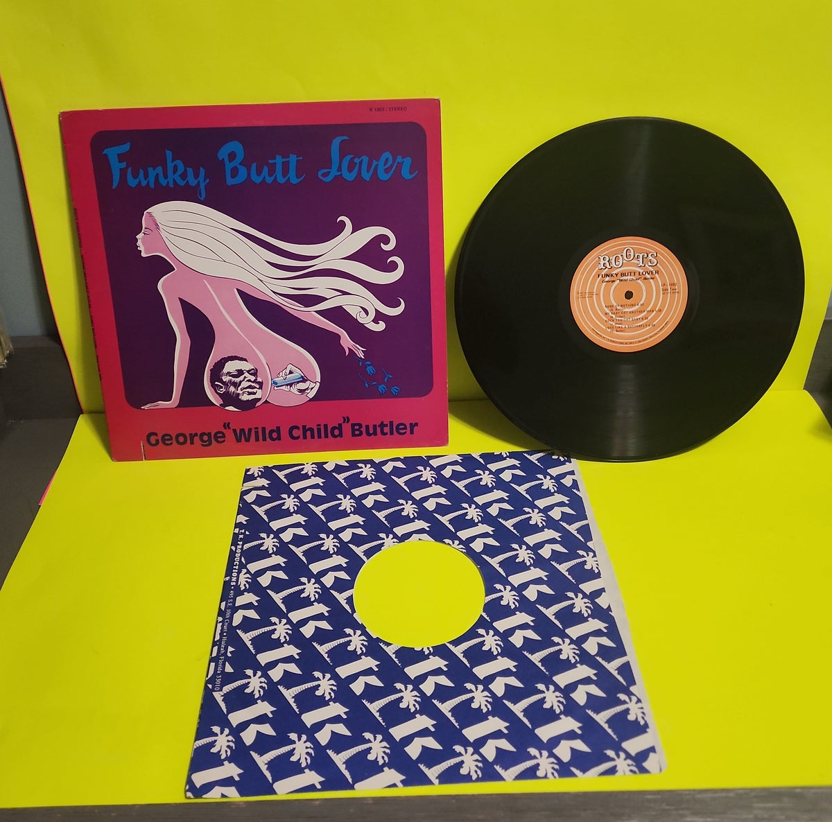 George " Wild Child " Butter - Funky Butt Blues - 1976 - R 1003 Used - VG++ - Vinyl
