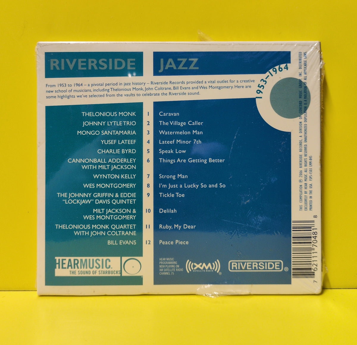 Various - Riverside Jazz: Keynote Recordings From One Of Jazz's Greatest Labels 1953-1964 - 2006 - FSPS-1503 New - Sealed - CDs