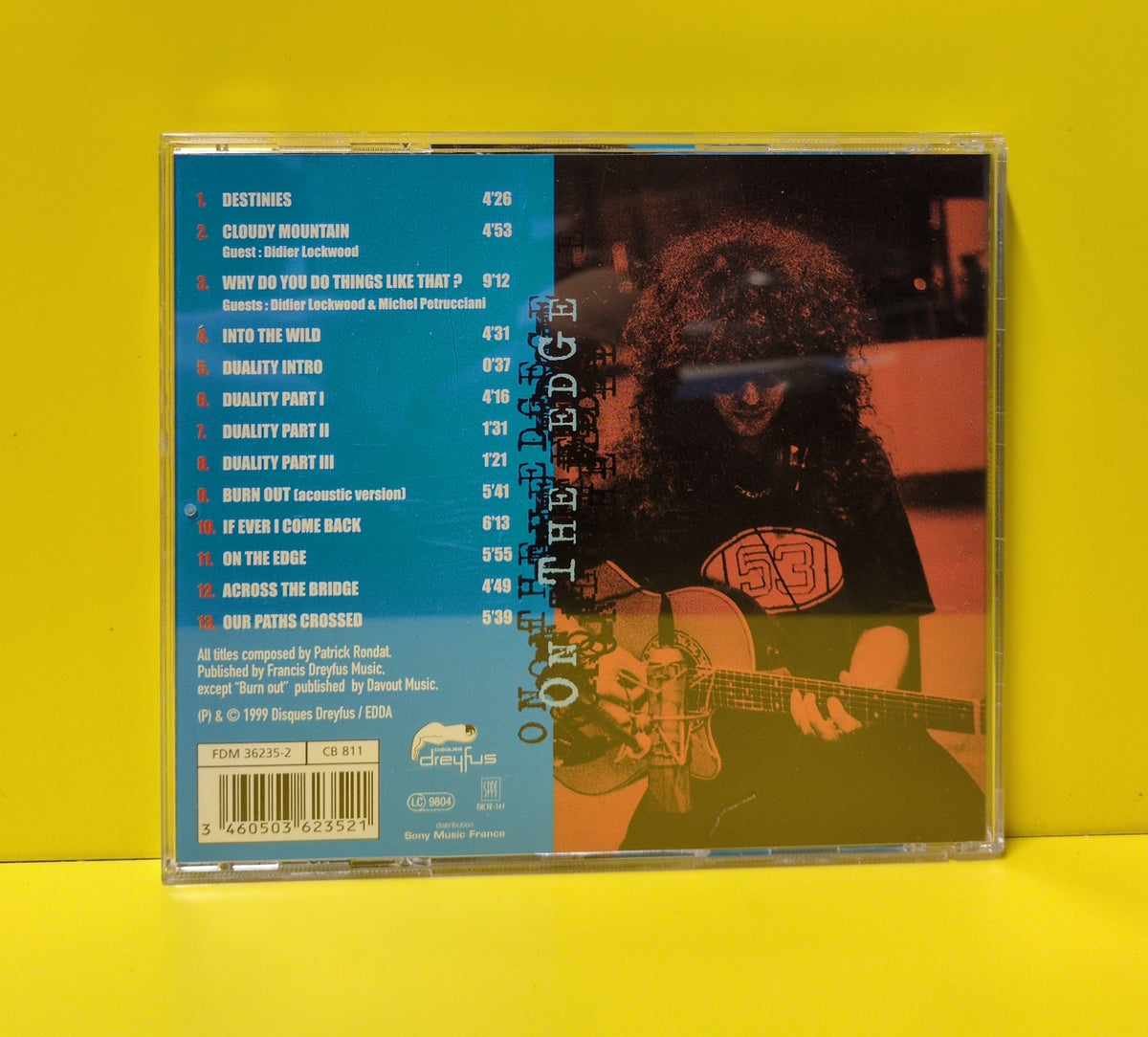 Patrick Rondat - On The Edge - 1999 - FDM 36235-2 Used - EX - CDs