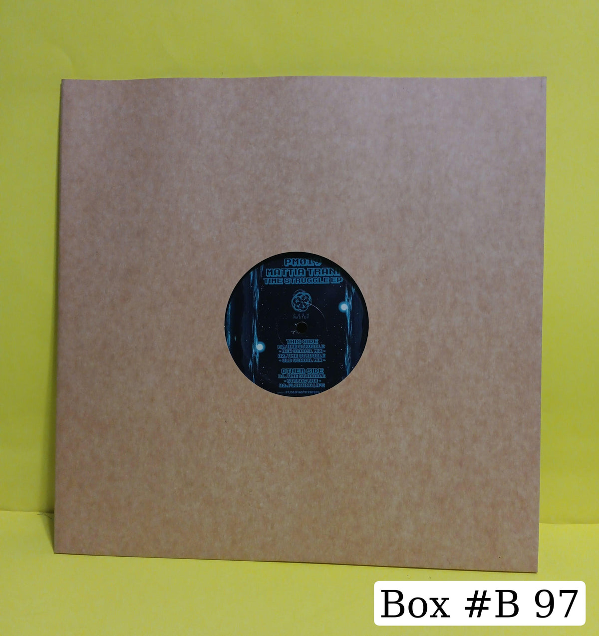 Mattia Trani - Time struggle EP Techno Breaks - 2018 - PM019 New - EX - Vinyl