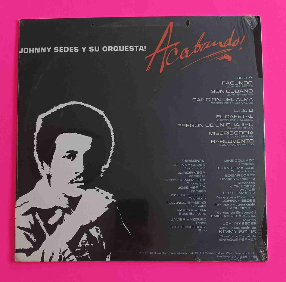 Johnny Sedes Y Su Orquesta - Acabando! - 1986 - KS 60 New - Sealed - Vinyl