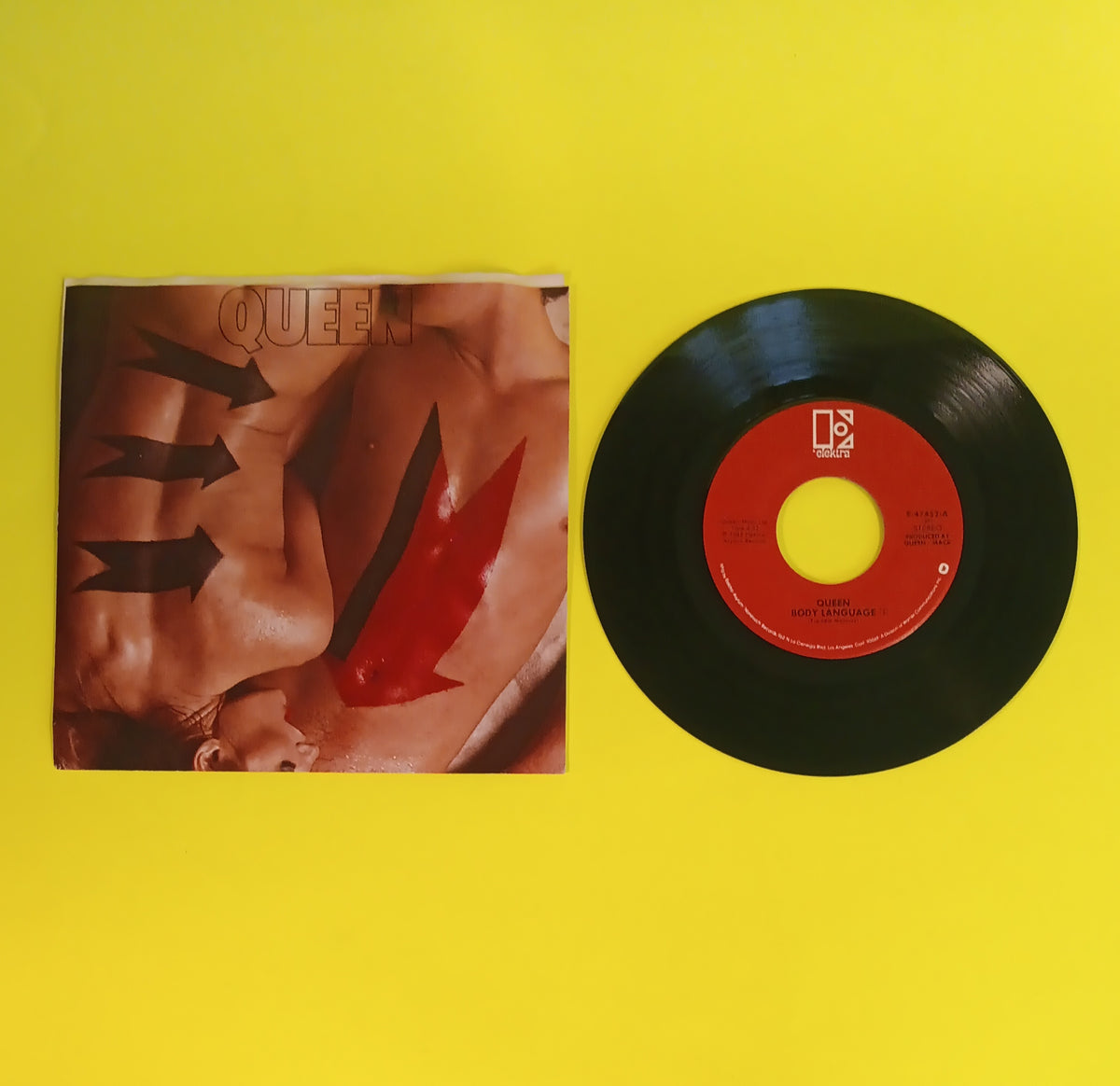 Queen - Body Language 7" - 1982 - E-47452 Used - VG++ - Vinyl