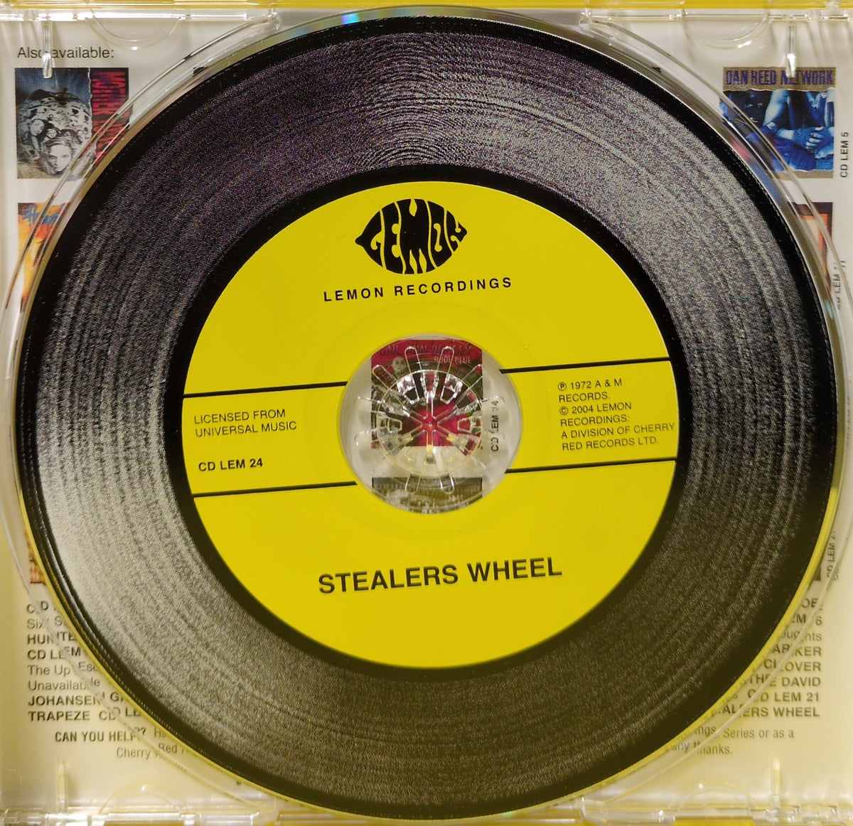 Stealers Wheel - Stealers Wheel - CD LEM 24 Used - EX - CDs - Reissue - Yellow Center Label