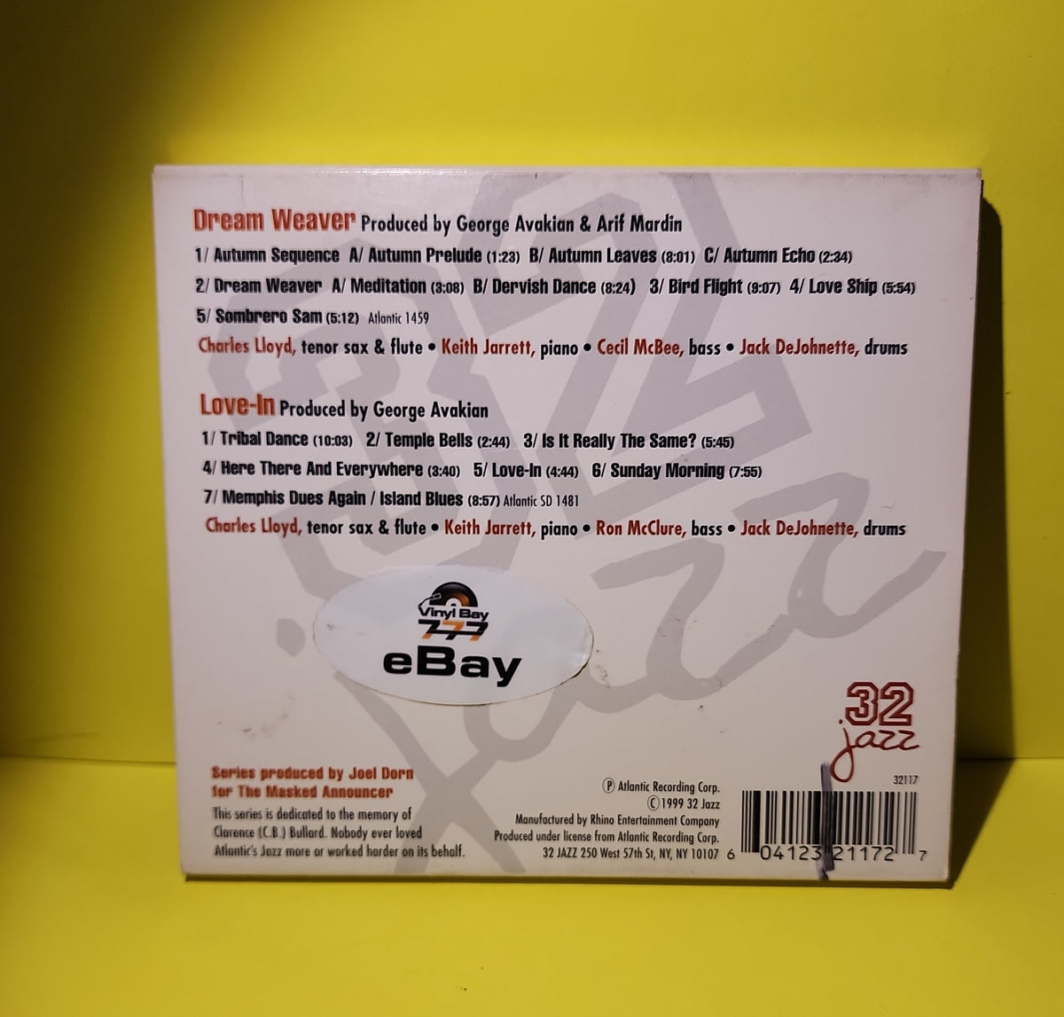 The Charles Lloyd Quartet - Just Before Sunrise - 1999 - 32117 Used - EX - CDs