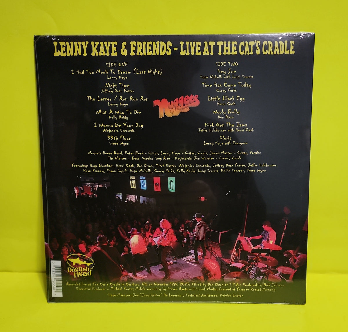 Lenny Kaye & Friends - Live At The Cat's Cradle RSD - 2024 - CCN-RSD2024 New - Sealed - Vinyl