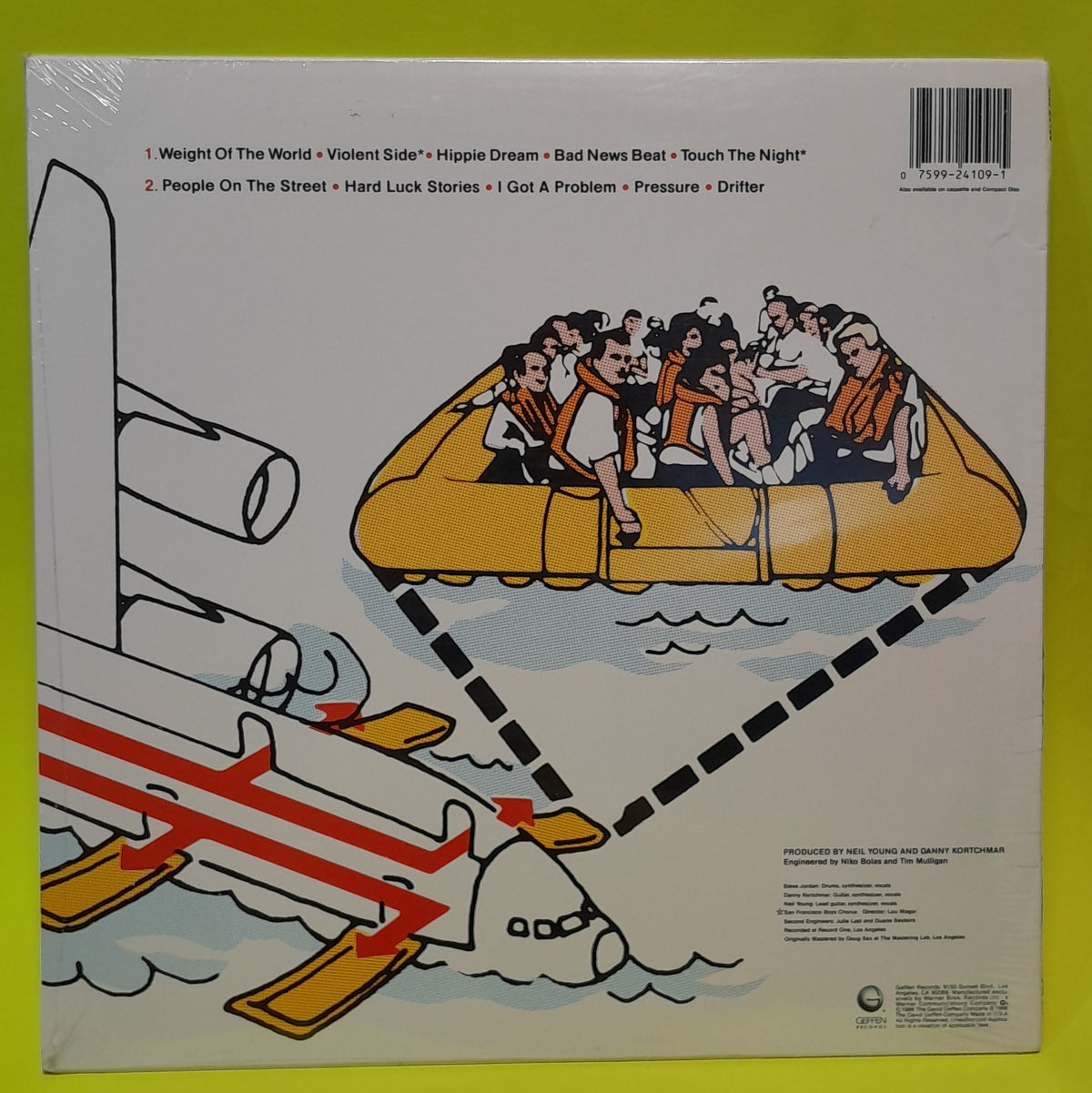 Neil Young - Landing On Water - 1986 - GHS 24109 New - Sealed - Vinyl