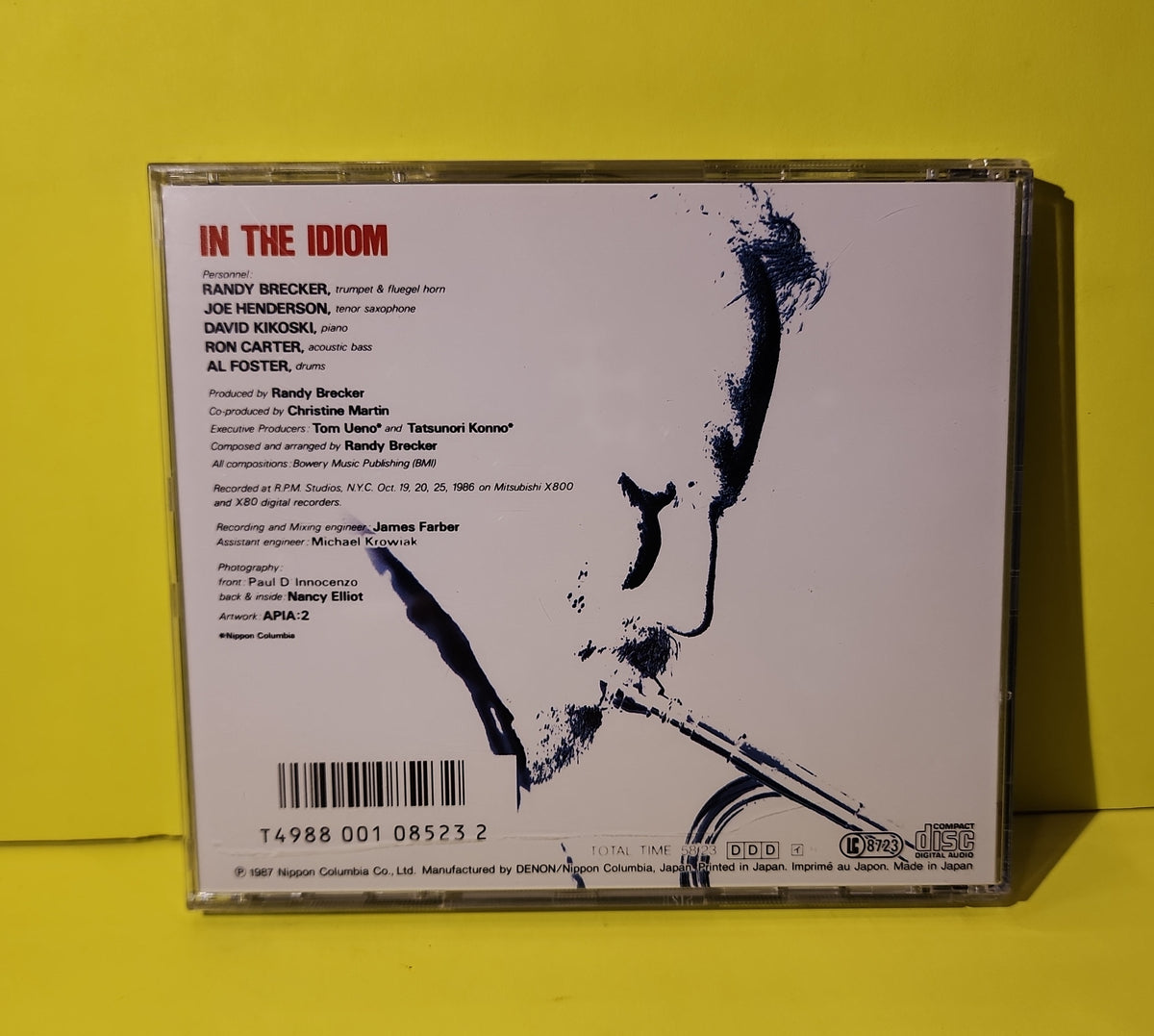 Randy Brecker - In The Idiom - 1987 - CY-1483 Used - EX - CDs
