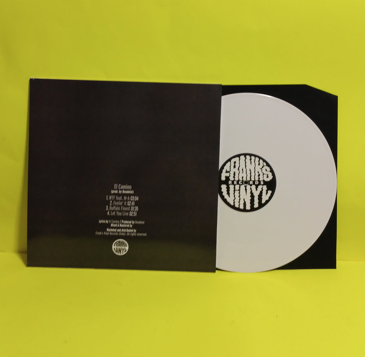 El Camino - 96 (Italy White Vinyl) - 2019 - FVR-006 New - NM - Vinyl