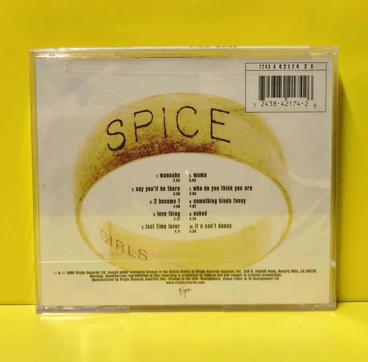 Spice Girls - Spice - 1997 - 7243 8 42174 2 6 New - Sealed - CDs - No Booklet