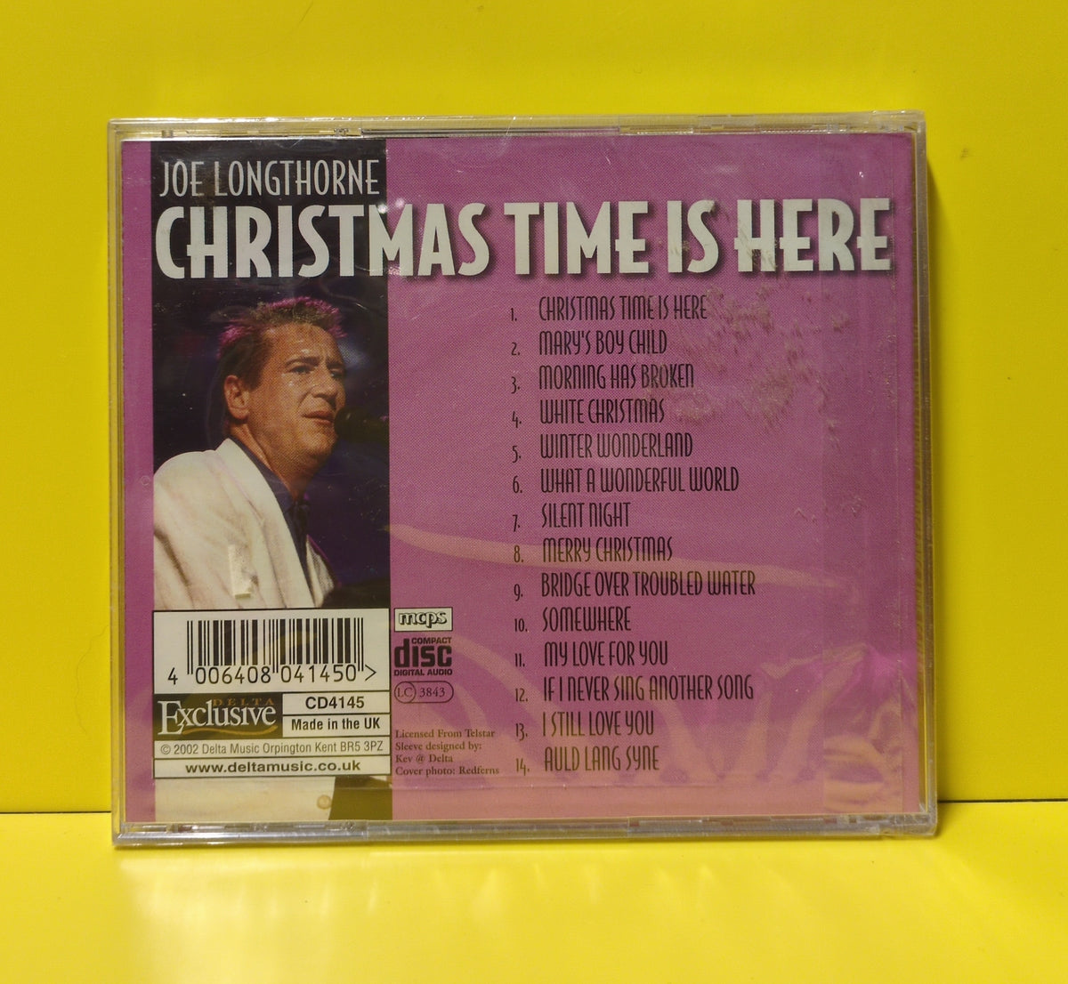 Joe Longthorne - Christmas Time Is Here - 2002 - CD4145 New - Sealed - CDs