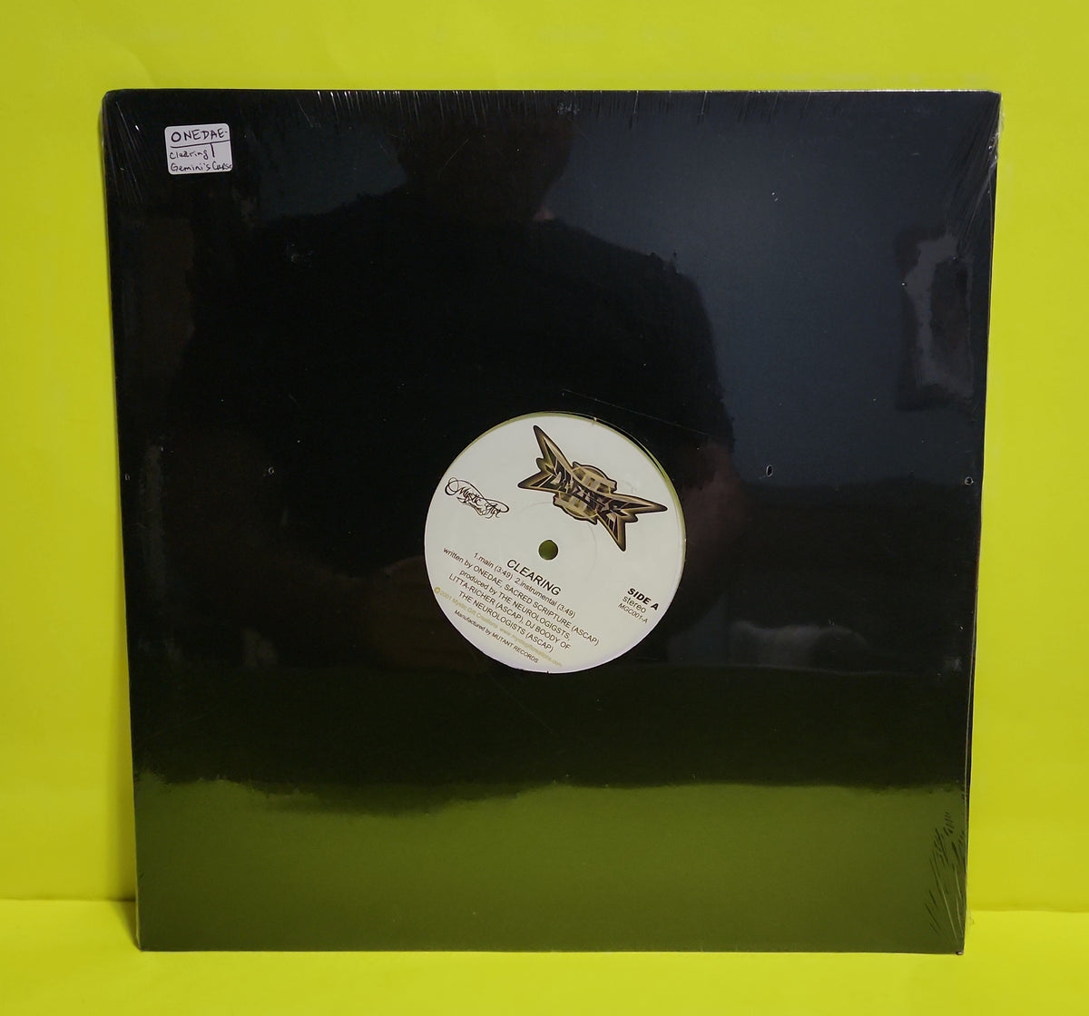 Onedae - Clearing / Gemini's Curse - 2001 - MGC001 New - Sealed - Vinyl