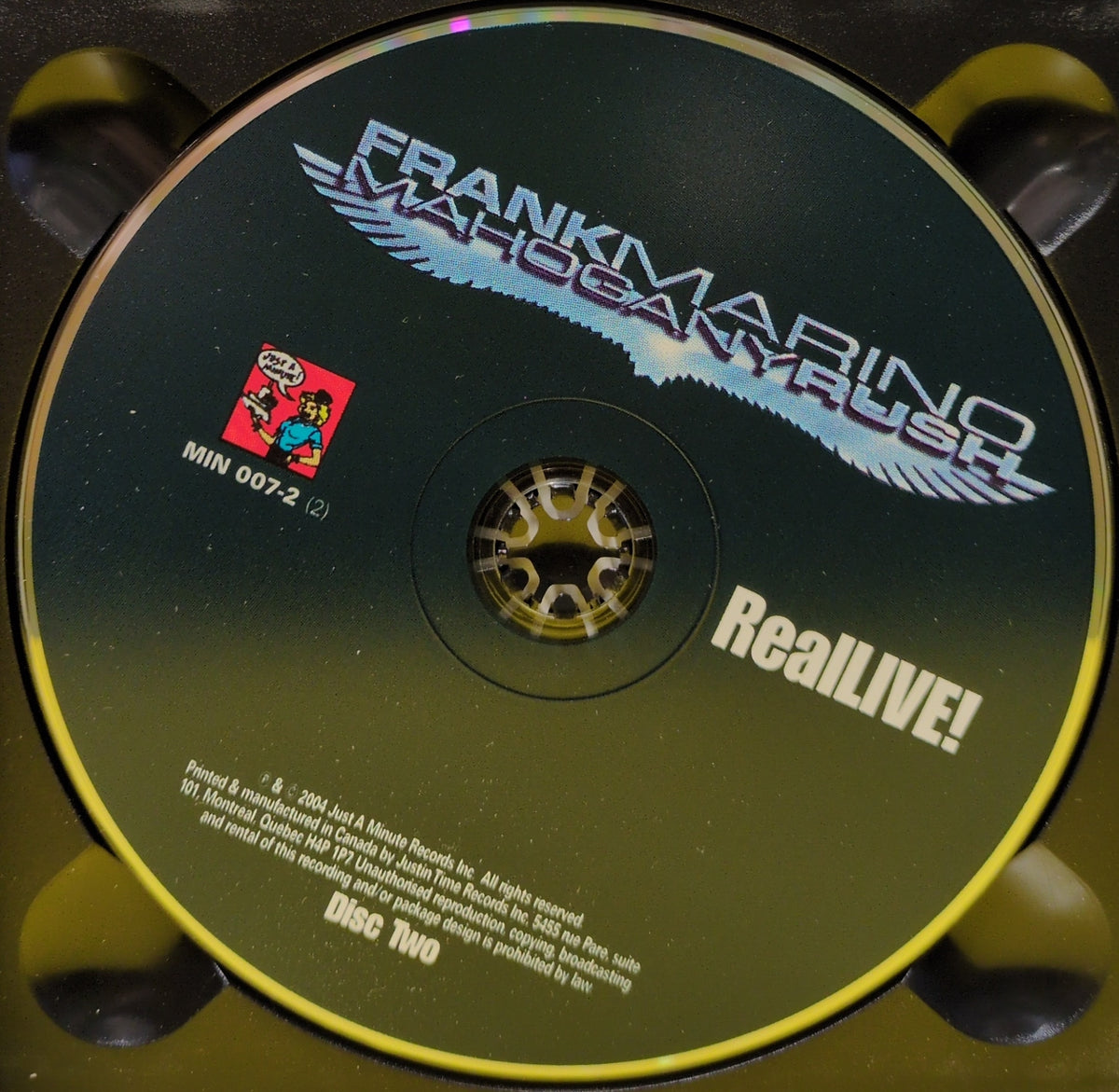 Frank Marino & Mahogany Rush - Real Live! - 2004 - MIN 007-2 Used - EX - 2xCD