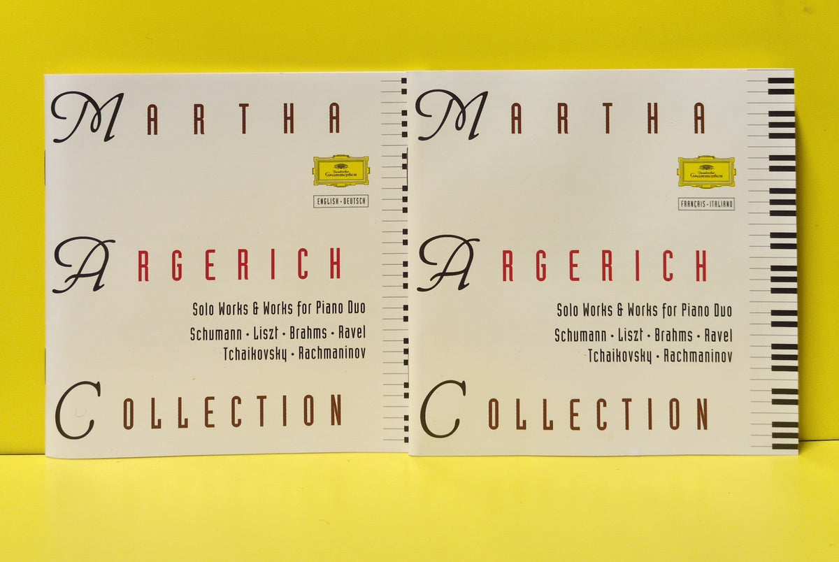 Schumann · Liszt · Brahms · Ravel · Tchaikovsky · Rachmaninov - Martha Argerich - Martha Argerich Collection - Solo Works & Works For Piano Duo - 1997 - 453 576-2 Used - EX - 4xCD Set