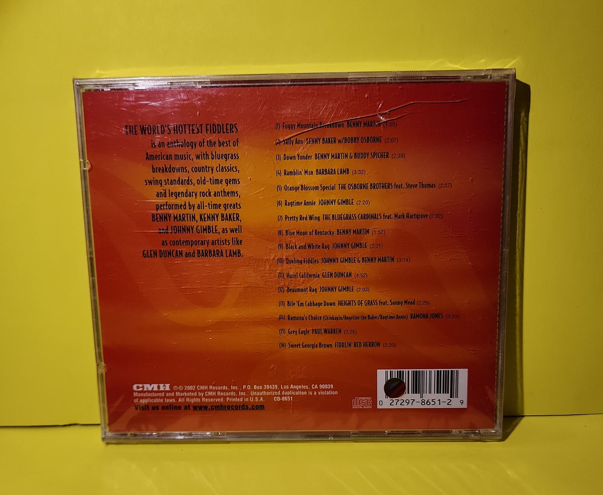 Various - The World's Hottest Fiddlers - 2002 - CD-8651 New - Sealed - CDs