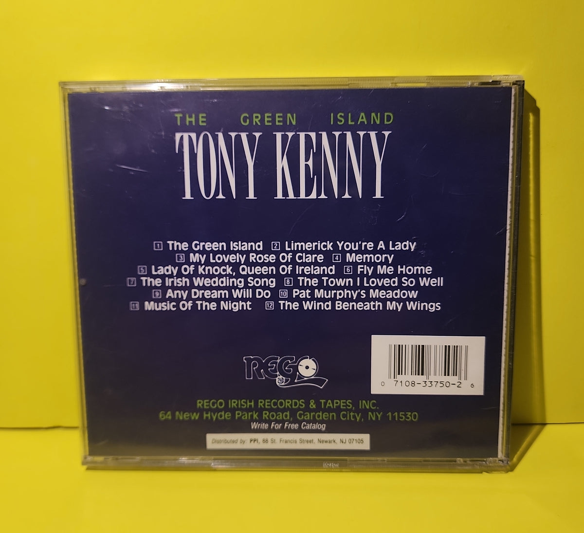 Tony Kenny  - The Green Island / Autographed  - 1989 - RCD- 75000 Used - VG++ - CDs