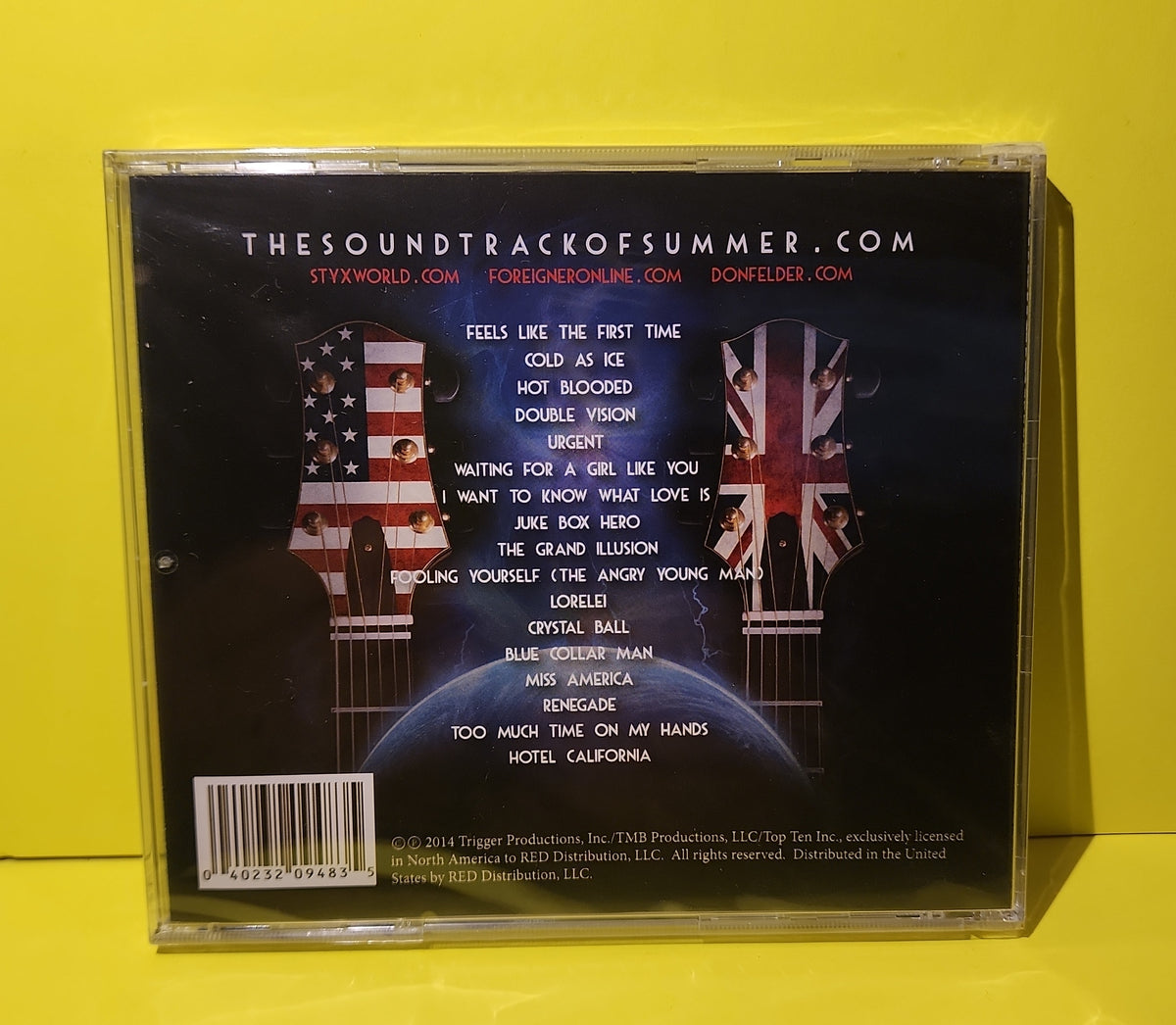 Styx, Foreigner, Don Felder - The Soundtrack Of Summer - 2014 - SOS14001 New - Sealed - CDs