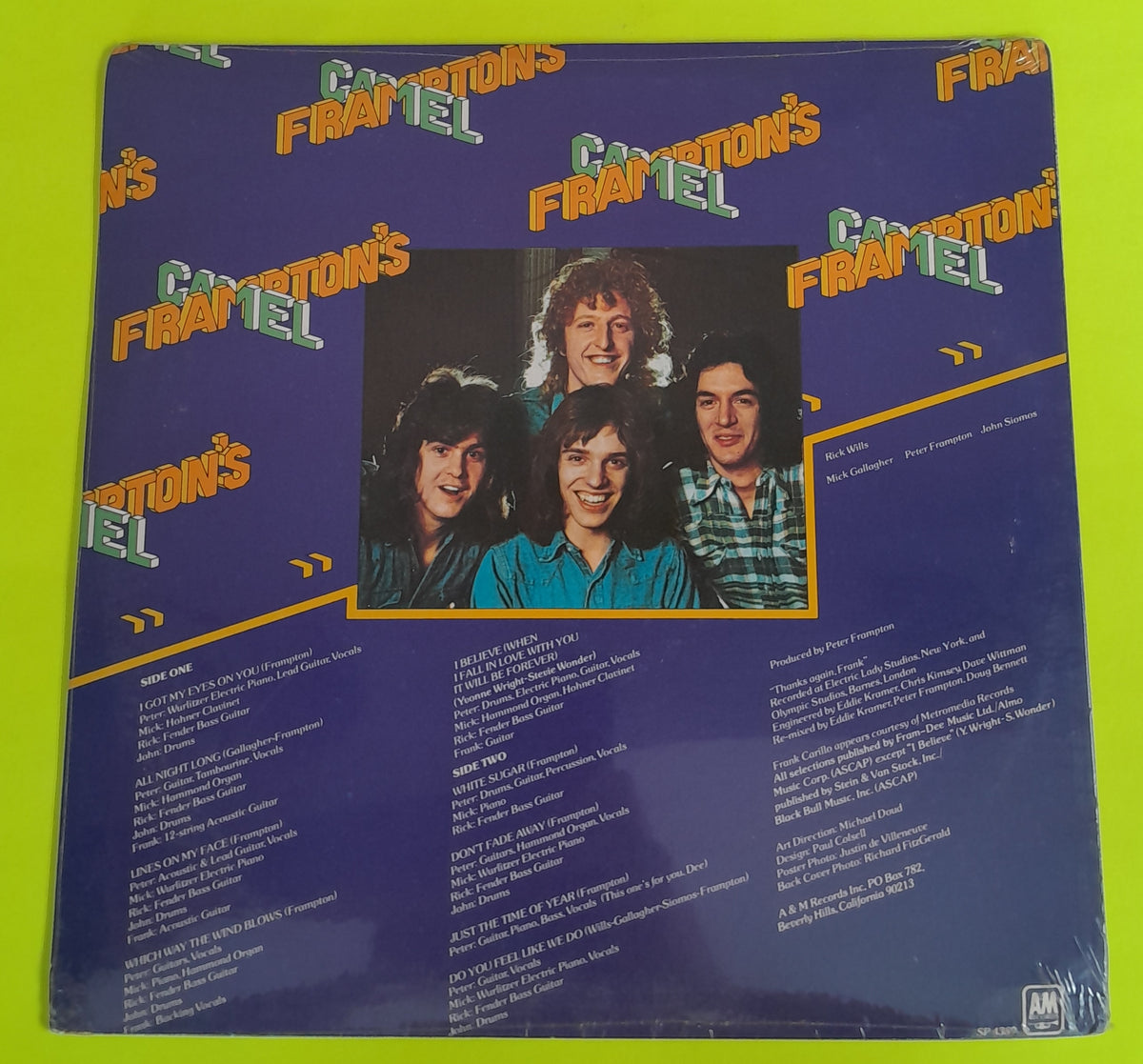 Frampton's Camel - Frampton's Camel - 1973 - SP-4389 New - Sealed - Vinyl