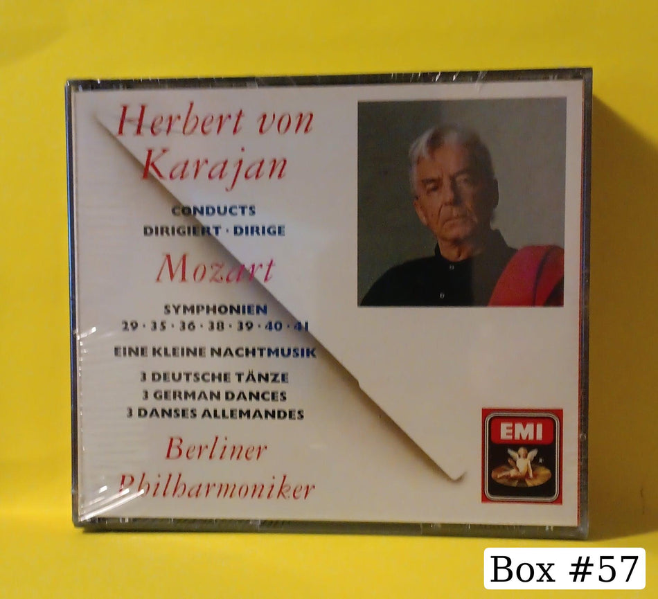 Herbert von Karajan, Berliner Philharmoniker, Mozart - Herbert von Karajan Conducts Mozart - 1988 - CMS 7 69882 2 New - Sealed - CDs