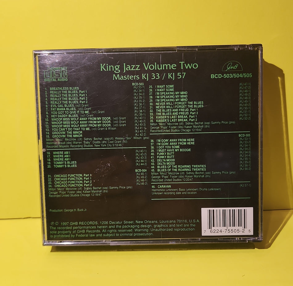 Various - King Jazz  Volume Two - 1999 - BCD-503/504/505 Used - EX - CDs
