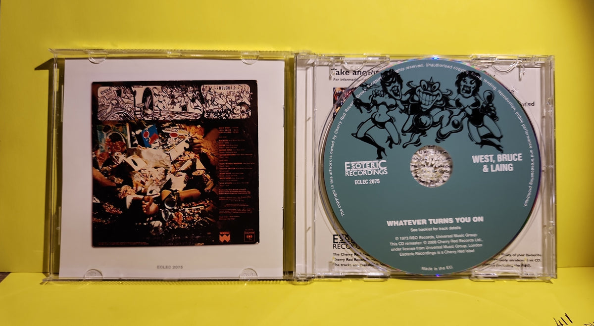 West, Bruce & Laing - Whatever Turns You On - ECLEC 2075 Used - EX - CDs