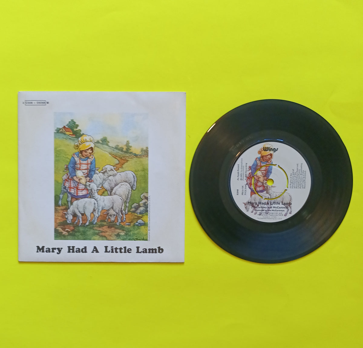 Wings / Paul McCartney - Mary Had a Little Lamb (France / UK 7") - 1972 - 2C 006 05058 M / R5949 Used - VG++ - Vinyl