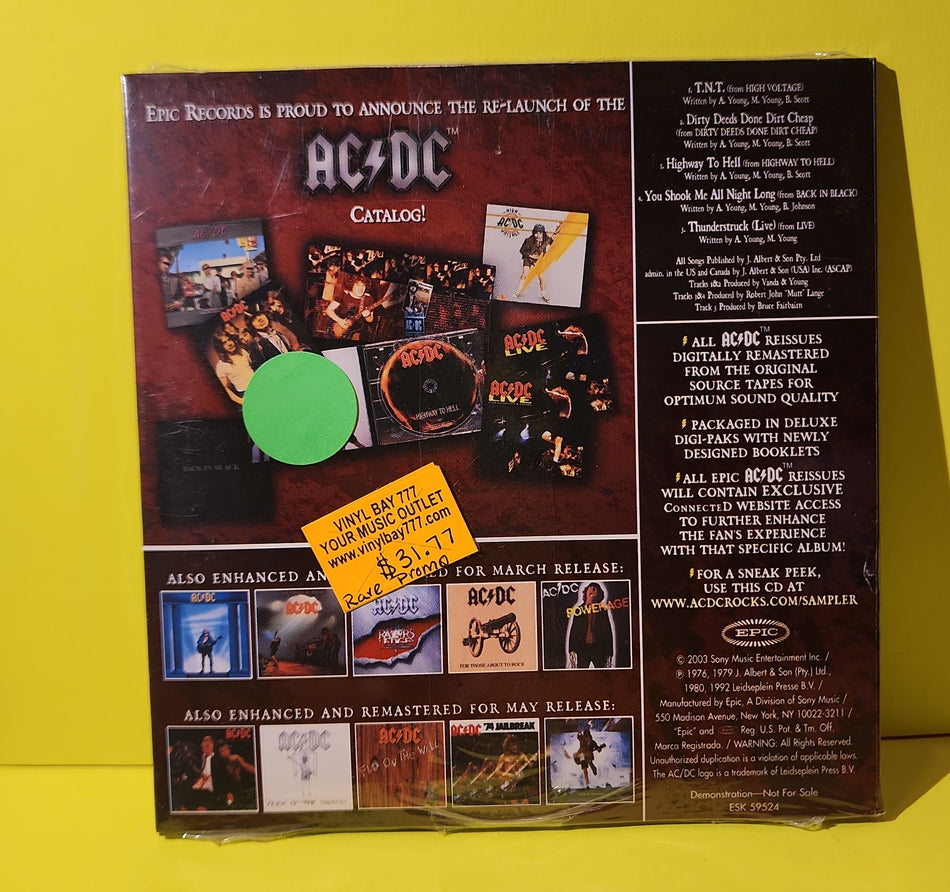 AC/DC - The Ultimate AC/DC Experience  - 2003 - New - Sealed - CDs