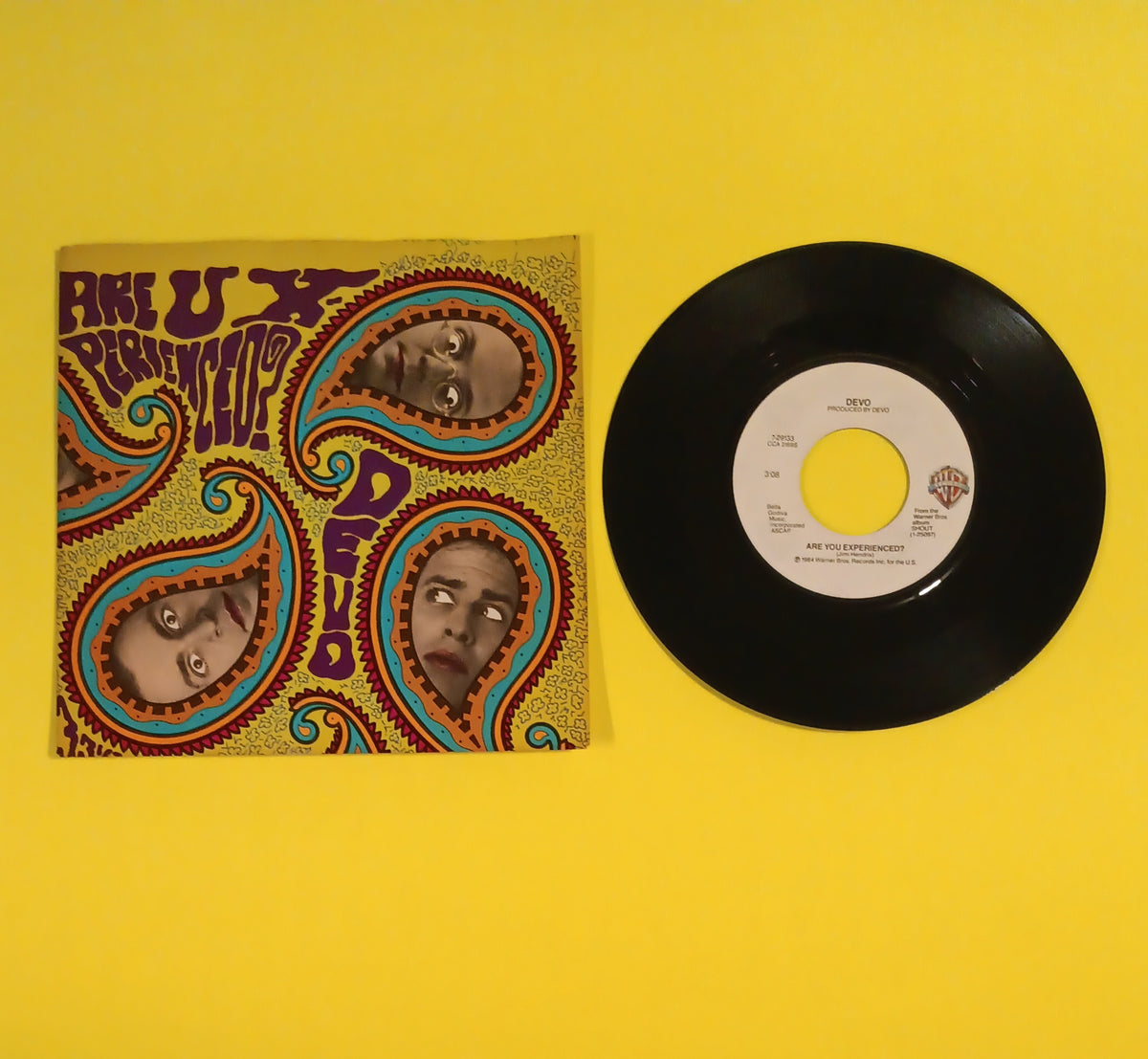 Devo  - Are You Experienced? / Growing Pains 7" - 1984 - 7-29133 Used - EX - Vinyl